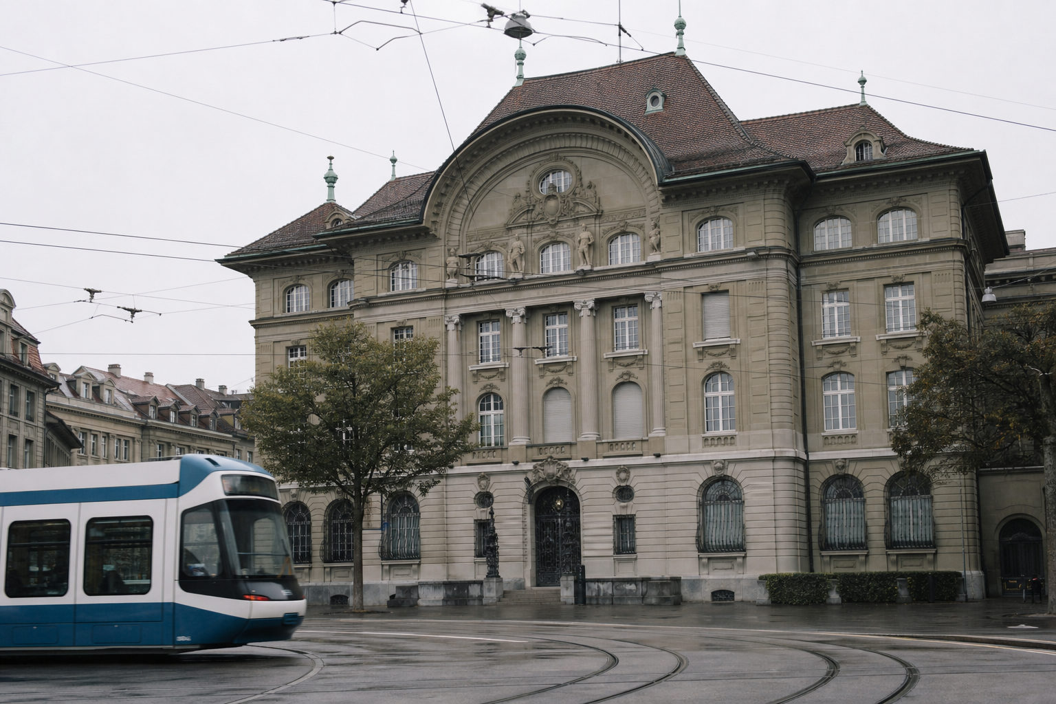 The Swiss National Bank headquarters in Zurich